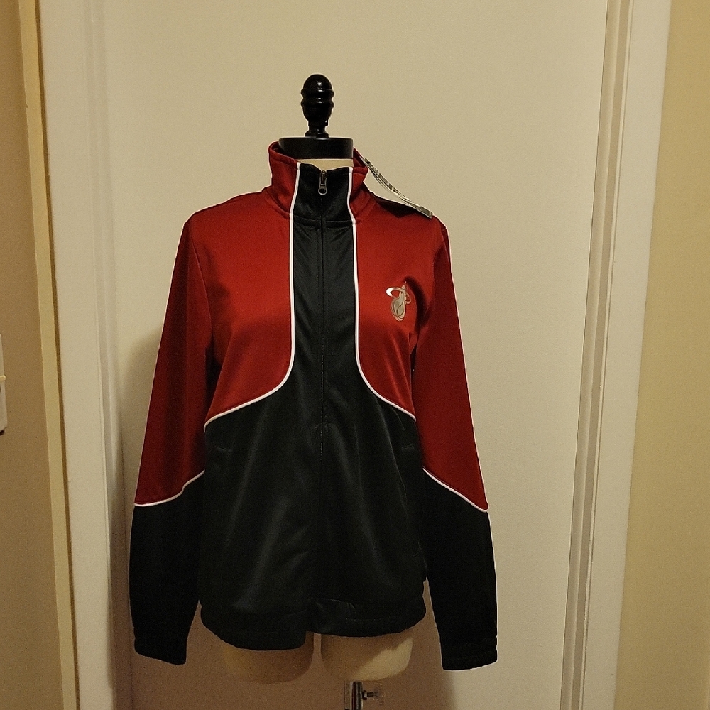 NWT: GIII 4Her By Carl Banks NBA Miami Heat Women's Track Jacket